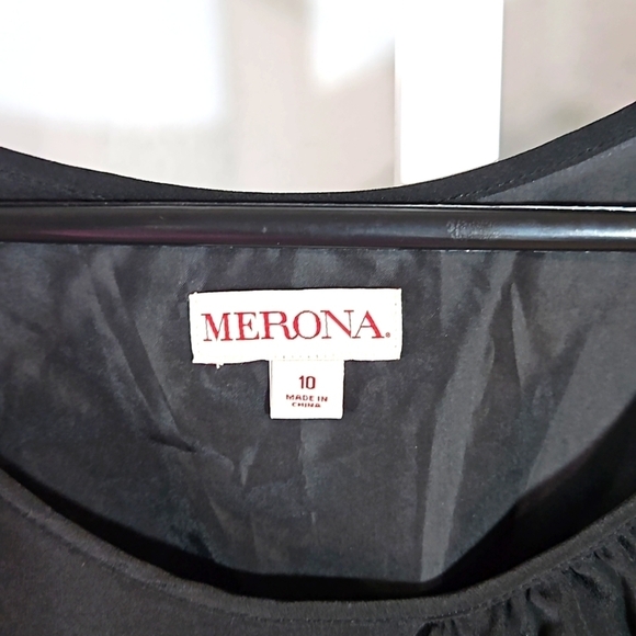 Merona Black Dress Size 10 - Picture 2 of 6